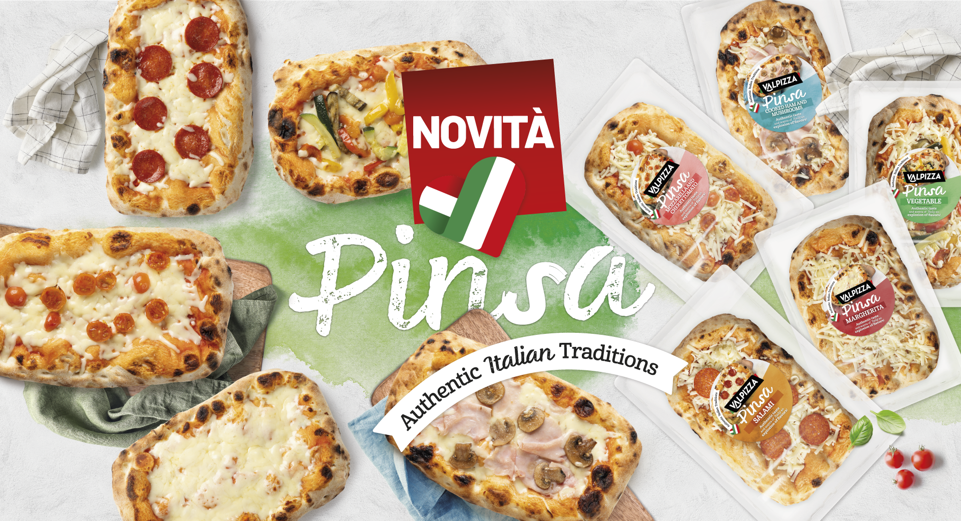 Nuovo prodotto pinsa fresca in vari gusti